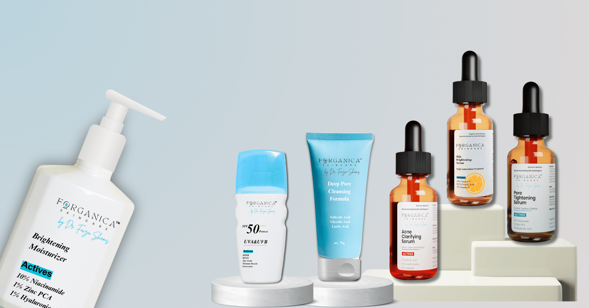 Shop Forganica Skincare – best serums, sunblocks, and face cleansers for glowing skin in Pakistan