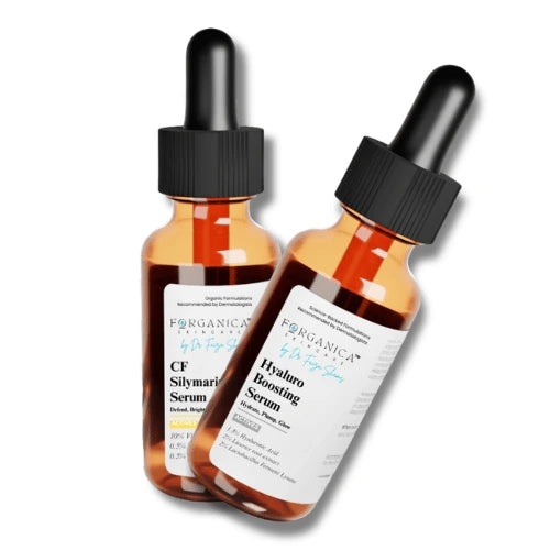 New launch of serums by forganica skincare GMP certified skincare manufacturer