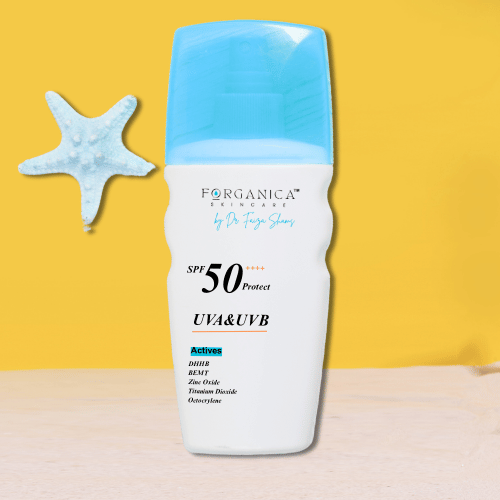 Wide range of sunblock and sunscreens from Forganica Skincare in Pakistan for effective sun protection.