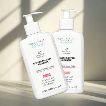 Forganica facial cleansers and face washes in Pakistan for glowing, healthy skin suitable for all skin types.