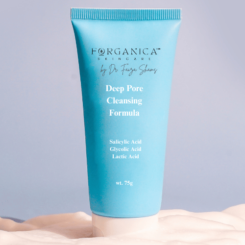 Forganica facial cleansers and face washes in Pakistan for glowing, healthy skin suitable for all skin types.