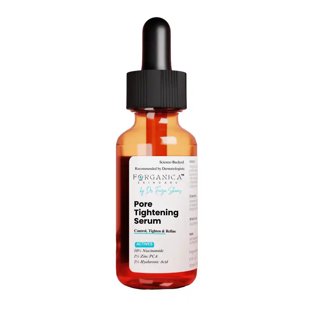 Forgancia Skincare by Dr. Faiza Shams niacinamide serum bottle front view – first molecular skincare in Pakistan