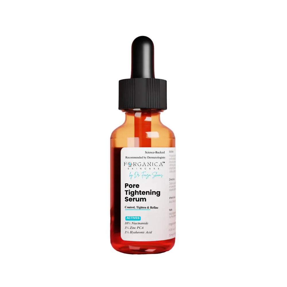 Forgancia Skincare by Dr. Faiza Shams niacinamide serum bottle front view – first molecular skincare in Pakistan