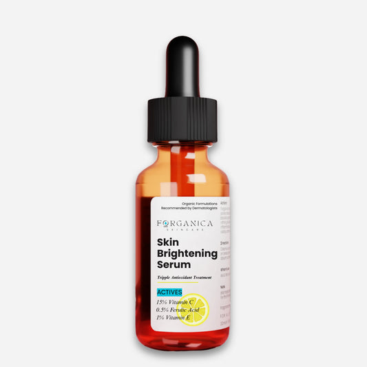 front image of forganica's skin brightening serum
