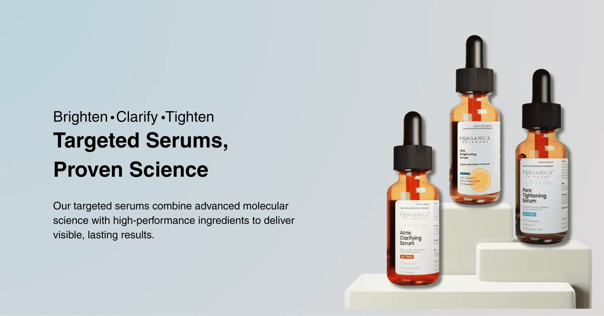 Effective acne control and skincare solutions by Forganica using scientific research