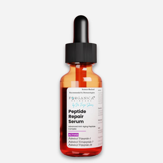 Forganica Peptide Repair Serum bottle — multi-peptide anti-aging serum Pakistan