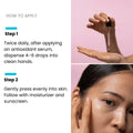 Forgancia niacinamide serum close-up texture shot – dermatologist recommended skincare in Pakistan