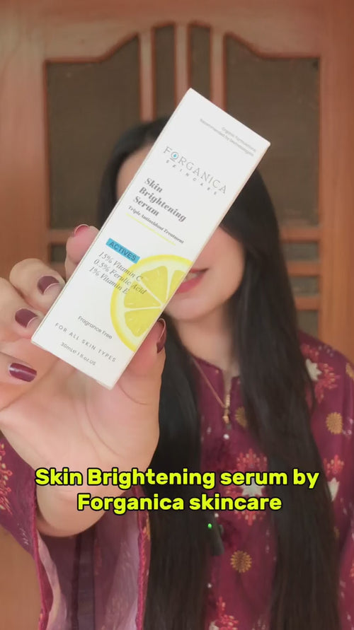 Real results after using Forganica Niacinamide Serum for glowing skin